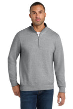 Port & Coƒ?› Fan Favorite Fleece 1/4-Zip Pullover Sweatshirt. PC850Q