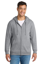 Port & Coƒ?› Fan Favorite Fleece Full-Zip Hooded Sweatshirt. PC850ZH