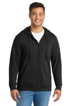Port & Coƒ?› Fan Favorite Fleece Full-Zip Hooded Sweatshirt. PC850ZH