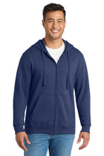 Port & Coƒ?› Fan Favorite Fleece Full-Zip Hooded Sweatshirt. PC850ZH