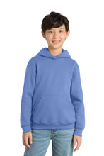 Port & Coƒ?› Youth Core Fleece Pullover Hooded Sweatshirt.  PC90YH