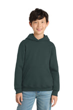 Port & Coƒ?› Youth Core Fleece Pullover Hooded Sweatshirt.  PC90YH