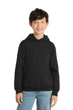 Port & Coƒ?› Youth Core Fleece Pullover Hooded Sweatshirt.  PC90YH