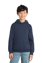 Port & Coƒ?› Youth Core Fleece Pullover Hooded Sweatshirt.  PC90YH