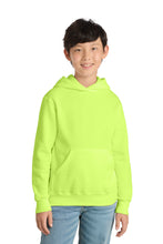 Port & Coƒ?› Youth Core Fleece Pullover Hooded Sweatshirt.  PC90YH
