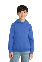 Port & Coƒ?› Youth Core Fleece Pullover Hooded Sweatshirt.  PC90YH