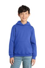 Port & Coƒ?› Youth Core Fleece Pullover Hooded Sweatshirt.  PC90YH
