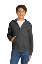 Port & Coƒ?› Youth Core Fleece Full-Zip Hooded Sweatshirt.  PC90YZH