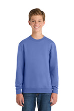 Port & Coƒ?› Youth Core Fleece Crewneck Sweatshirt.  PC90Y