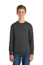 Port & Coƒ?› Youth Core Fleece Crewneck Sweatshirt.  PC90Y