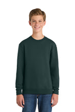 Port & Coƒ?› Youth Core Fleece Crewneck Sweatshirt.  PC90Y