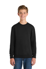 Port & Coƒ?› Youth Core Fleece Crewneck Sweatshirt.  PC90Y