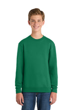 Port & Coƒ?› Youth Core Fleece Crewneck Sweatshirt.  PC90Y