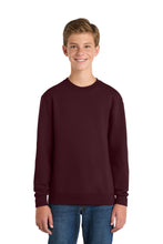 Port & Coƒ?› Youth Core Fleece Crewneck Sweatshirt.  PC90Y