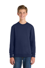 Port & Coƒ?› Youth Core Fleece Crewneck Sweatshirt.  PC90Y