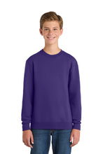 Port & Coƒ?› Youth Core Fleece Crewneck Sweatshirt.  PC90Y