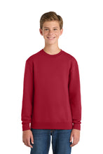 Port & Coƒ?› Youth Core Fleece Crewneck Sweatshirt.  PC90Y
