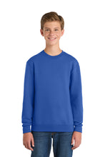 Port & Coƒ?› Youth Core Fleece Crewneck Sweatshirt.  PC90Y