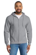Port & Coƒ?› Tall Essential Fleece Full-Zip Hooded Sweatshirt. PC90ZHT