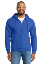 Port & Coƒ?› Tall Essential Fleece Full-Zip Hooded Sweatshirt. PC90ZHT