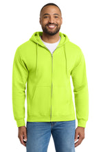 Port & Coƒ?› Tall Essential Fleece Full-Zip Hooded Sweatshirt. PC90ZHT