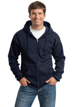 Port & Company? Tall Essential Fleece Full-Zip Hooded Sweatshirt. PC90ZHT