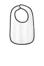 Rabbit Skinsƒ?› Infant Contrast Trim Terry Bib. RS1003