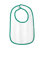 Rabbit Skinsƒ?› Infant Contrast Trim Terry Bib. RS1003