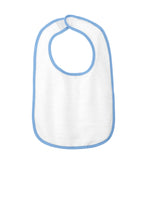 Rabbit Skinsƒ?› Infant Contrast Trim Terry Bib. RS1003
