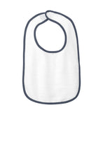 Rabbit Skinsƒ?› Infant Contrast Trim Terry Bib. RS1003