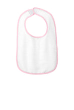 Rabbit Skinsƒ?› Infant Contrast Trim Terry Bib. RS1003