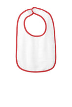 Rabbit Skinsƒ?› Infant Contrast Trim Terry Bib. RS1003