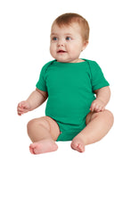 Rabbit Skinsƒ?› Infant Short Sleeve Baby Rib Bodysuit. RS4400