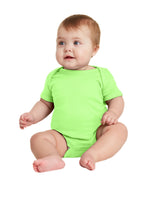 Rabbit Skinsƒ?› Infant Short Sleeve Baby Rib Bodysuit. RS4400