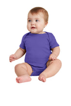 Rabbit Skinsƒ?› Infant Short Sleeve Baby Rib Bodysuit. RS4400