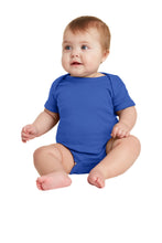 Rabbit Skinsƒ?› Infant Short Sleeve Baby Rib Bodysuit. RS4400