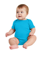 Rabbit Skinsƒ?› Infant Short Sleeve Baby Rib Bodysuit. RS4400