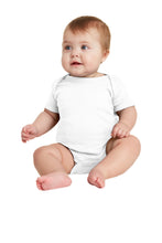 Rabbit Skinsƒ?› Infant Short Sleeve Baby Rib Bodysuit. RS4400