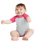 Rabbit Skinsƒ?› Infant Baseball Fine Jersey Bodysuit. RS4430