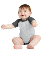 Rabbit Skinsƒ?› Infant Baseball Fine Jersey Bodysuit. RS4430