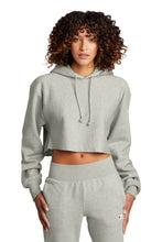 Champion Â®  Women's Reverse Weave Â®  Cropped Cut-Off Hooded Sweatshirt RW01W