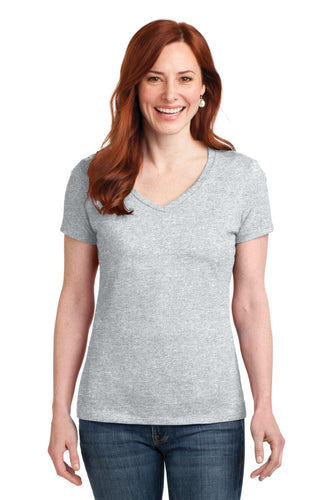 Hanes? Women's Perfect-T Cotton V-Neck T-Shirt. S04V