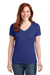 Hanes? Women's Perfect-T Cotton V-Neck T-Shirt. S04V