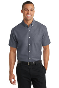 Port Authority? Short Sleeve SuperPro? Oxford Shirt. S659
