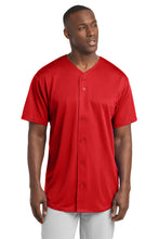 Sport-Tek?? PosiCharge?? Tough Mesh Full-Button Jersey. ST220
