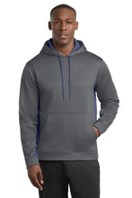 Sport-Tek?? Sport-Wick?? Fleece Colorblock Hooded Pullover. ST235