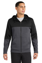 Sport-Tek?? Tech Fleece Colorblock Full-Zip Hooded Jacket. ST245