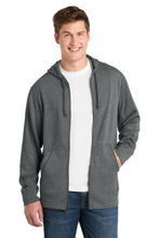 Sport-Tek ?? PosiCharge ?? Tri-Blend Wicking Fleece Full-Zip Hooded Jacket ST293