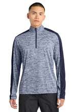 Sport-Tek?? PosiCharge?? Electric Heather Colorblock 1/4-Zip Pullover. ST397