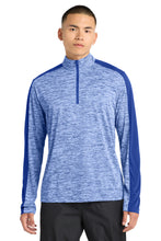 Sport-Tek?? PosiCharge?? Electric Heather Colorblock 1/4-Zip Pullover. ST397
